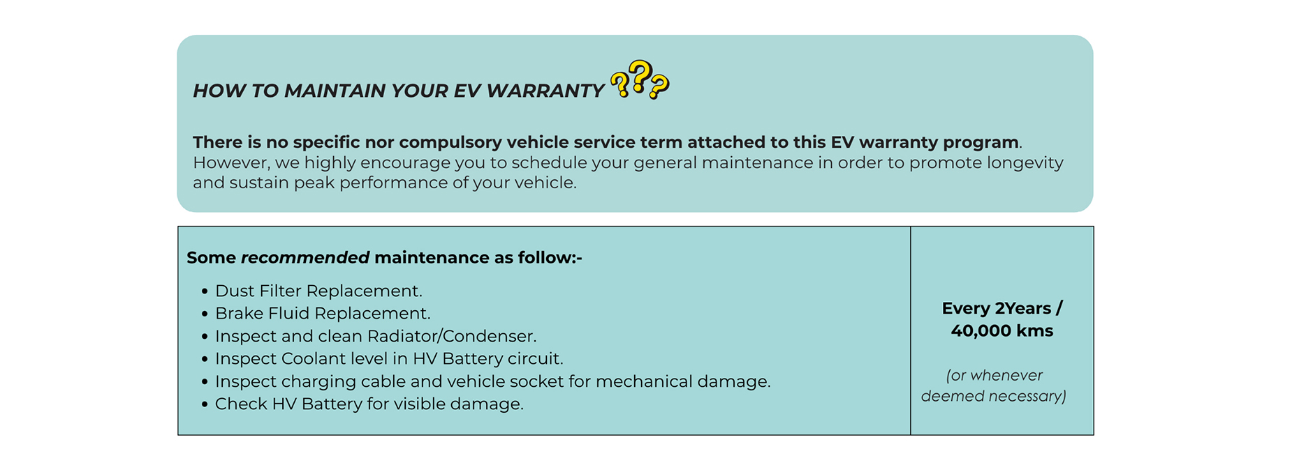EV Warranty